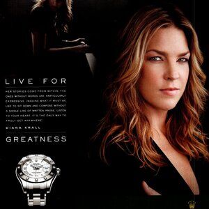 Rolex watch magazine print ad